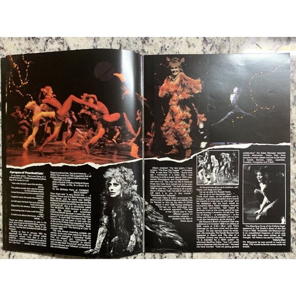 1986 Cats The Musical Broadway Souvenir Brochure Program Dewynters PLC - Picture 4 of 6